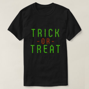 Leuchtendes Süßes oder Saures Halloween Glitter T-Shirt