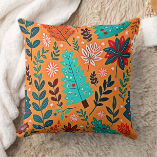 Leuchtendes Weihnachtsmuster-Design Kissen