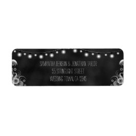 Leuchtenreihe Tafel Hochzeitszettel