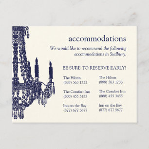 Leuchter-Anpassungs-Karten Begleitkarte