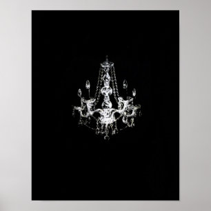 Leuchter-Eleganz ~ Plakat