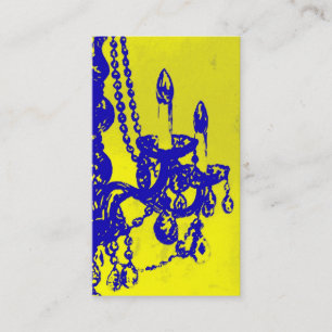 Leuchter-Glamour ~ Geschäfts-Karte Visitenkarte