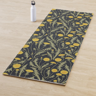 Leuchter, grün, gelb und schwarz yogamatte