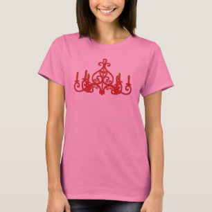 Leuchter-Rot - T-Shirt