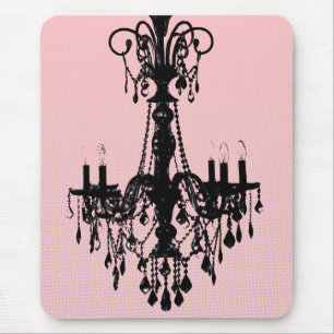 Leuchter u. Rosa Mousepad