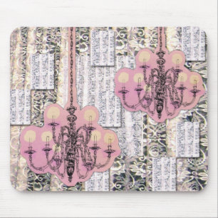 Leuchter und lacey Flecken Mousepad