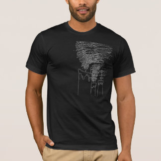 "Leuchtet" grafisches T-Shirt durch