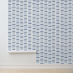 Leuchtfarbene Wasserflächen, kindlicher Stil Tapete