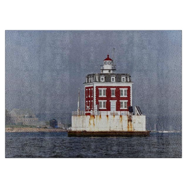 Leuchtfeuer am Hafen Schneidebrett (Vorderseite)