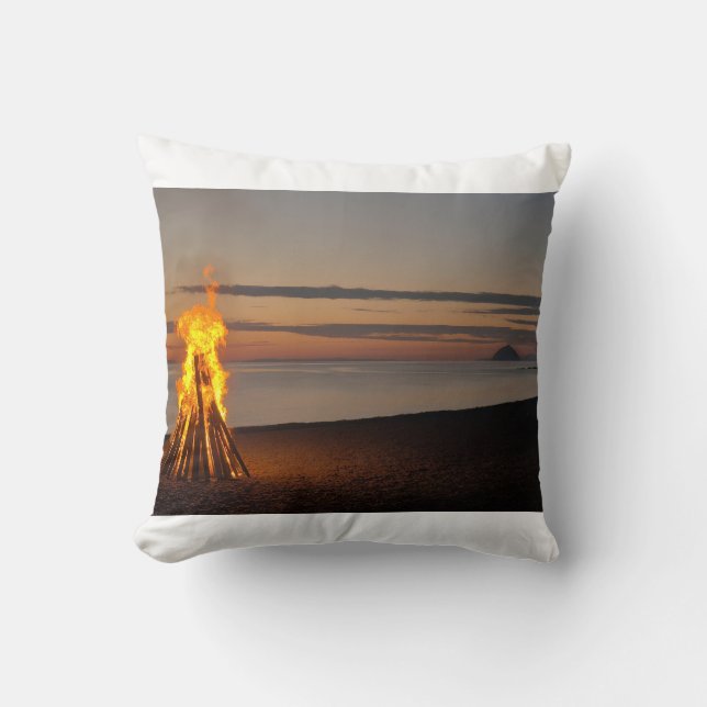 Leuchtfeuer am Strand Kissen (Vorderseite)