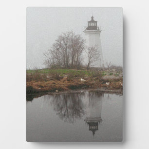 Leuchtfeuer im Nebel Fotoplatte