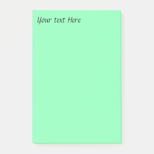 Leuchtgrün zur Aufgabenliste Post-it Klebezettel (Vorderseite)