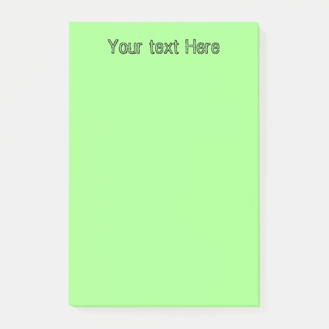 Leuchtgrün zur Aufgabenliste Post-it Klebezettel (Vorderseite)