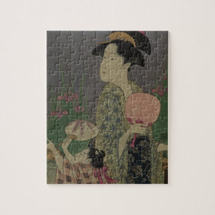 Leuchtkäfer, 1793 (Farbholzschnitt) Puzzle