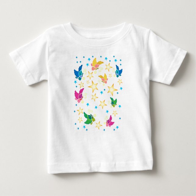 LEUCHTKÄFER BABY T-SHIRT (Vorderseite)