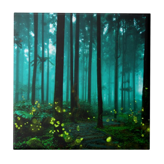 Leuchtkäfer Fliese (Vorderseite)