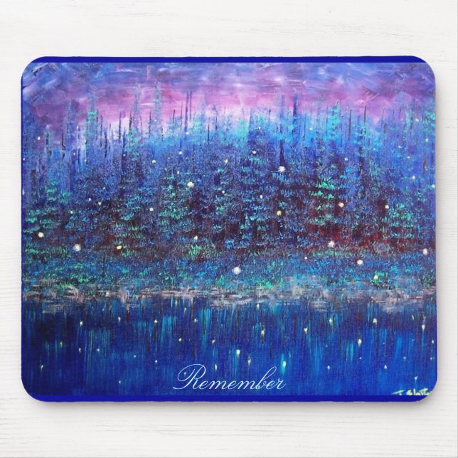 Leuchtkäfer Mousepad (Vorne)