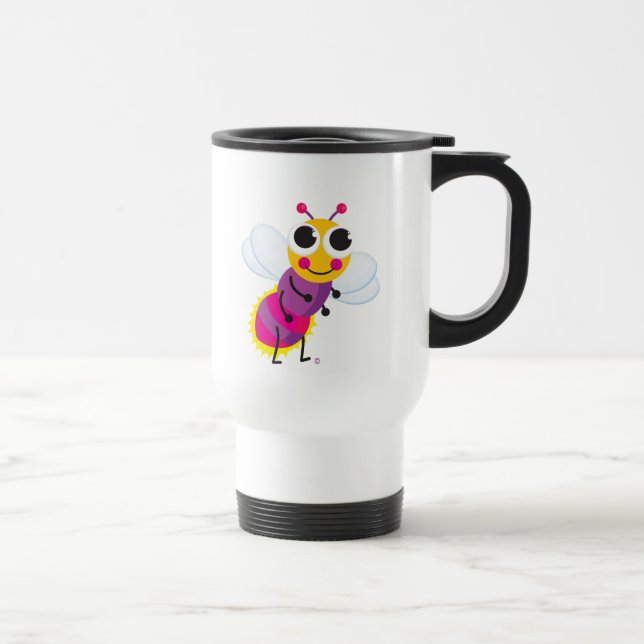 Leuchtkäfer-Reise-Tasse Reisebecher (Rechts)