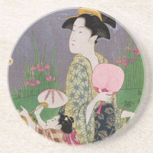 Leuchtkäfer Sandstein Untersetzer