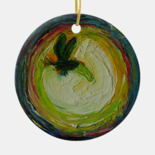 Leuchtkäfer-Verzierung Keramik Ornament