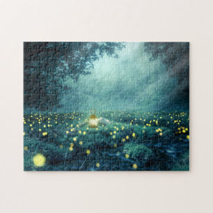 Leuchtkäferwald Puzzle
