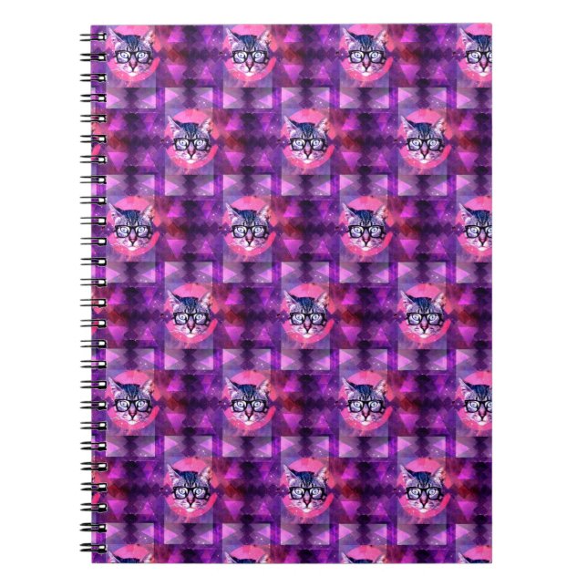 Leuchtkatze Notizblock (Vorderseite)