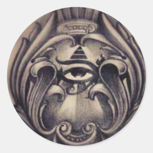 Leuchtmittel Runder Aufkleber