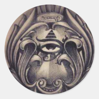 Leuchtmittel Runder Aufkleber