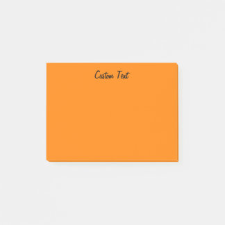 Leuchtorange Post-it Klebezettel