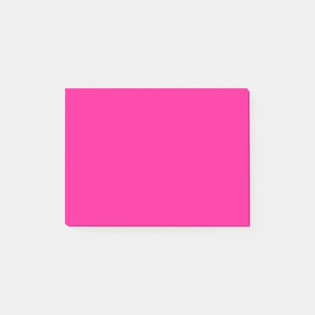 Leuchtrosa Post-it Klebezettel (Vorderseite)