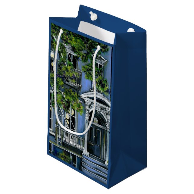 Leuchtspinnen von innen kleine geschenktüte (Vorderseite Schrägansicht)