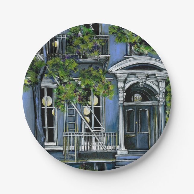 Leuchtspinnen von innen pappteller (Vorderseite)