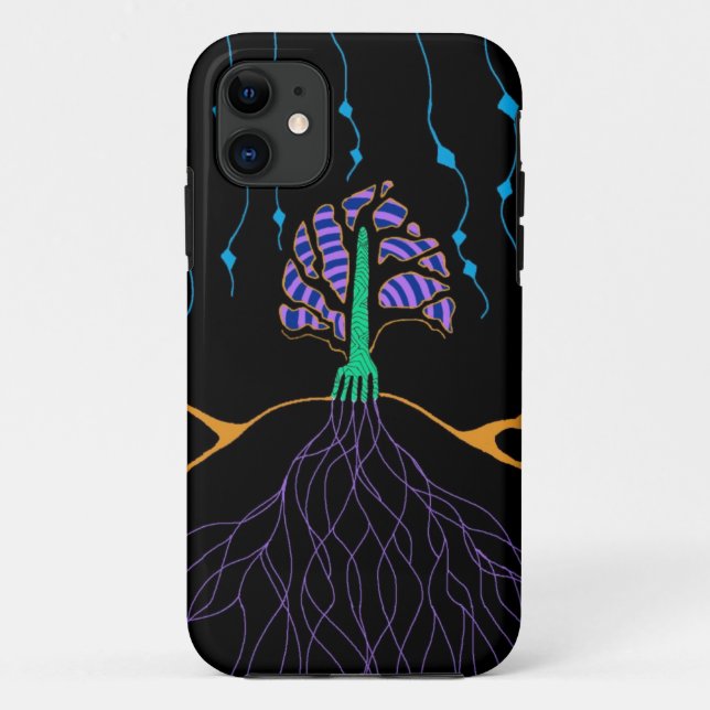 Leuchtstoff Kasten des Baum-iPhone5 Case-Mate iPhone Hülle (Rückseite)