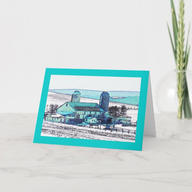 "Leuchtstoffbauernhof" auf dem nationalen Pike Karte (Vorderseite)