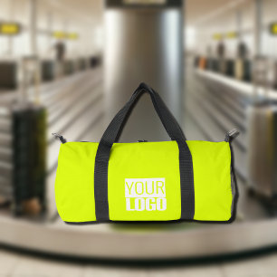 Leuchtstoffgelb - Fügen Sie Ihr Logo hinzu Duffle Bag