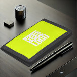Leuchtstoffgelb - Fügen Sie Ihr Logo hinzu Tri-fold Geldbeutel<br><div class="desc">Das Fluorescent Yellow Trifold Ballet verbindet Funktionalität mit einem auffälligen Stil. Dieses Portemonnaie wurde für diejenigen entwickelt, die Organisation und Individualität schätzen. Es lasse Ihnen, Ihr eigenes Logo für eine personalisierte, berufliche oder werbebezogene Touch hinzuzufügen. Die kräftig fluoreszierende Gelbfarbe sorgt dafür, dass es in Ihrer Tasche auffällt, während das haltbare...</div>