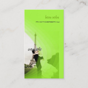 Leuchtstoffgrüne Fotovorlage, fügen Sie Ihre eigen Visitenkarte