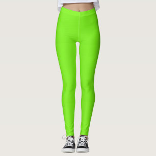 Leuchtstofflampen-Lime-Grüne Leggings