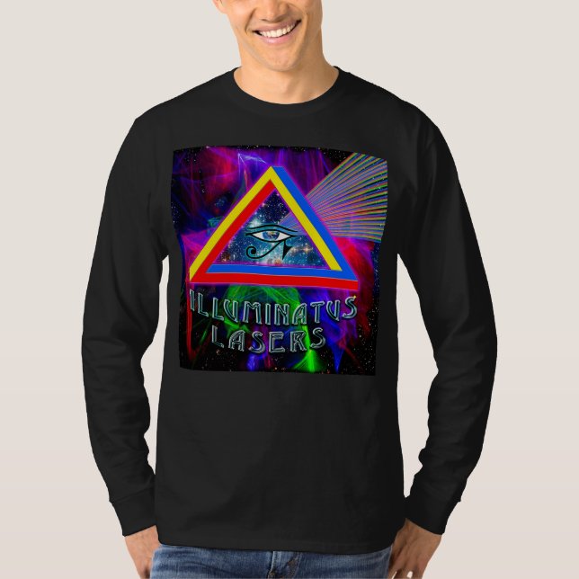 Leuchtstofflaser-Logo langlebig T-Shirt (Vorderseite)