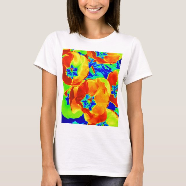 Leuchtstofftulips T-Shirt (Vorderseite)