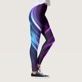 Leuchtstreifen-Designlegende Leggings