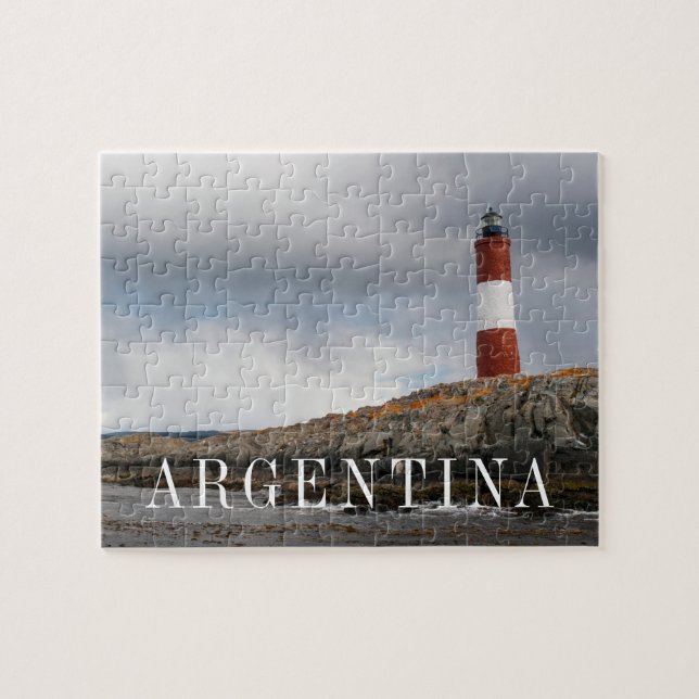 Leuchtturm am Beagle Puzzle (Horizontal)