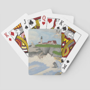 Leuchtturm am Meer Spielkarten
