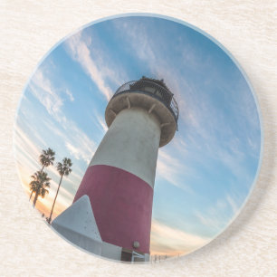 Leuchtturm am Ozeanhafen Getränkeuntersetzer