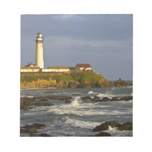 Leuchtturm am Pigeon Point Staat Beach in San 2 Notizblock