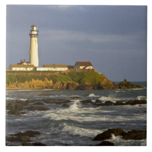 Leuchtturm am Pigeon Point State Beach in San 2 Fliese