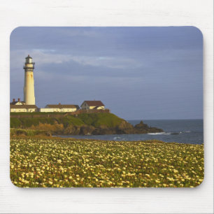 Leuchtturm am Pigeon Point State Beach in San Mousepad