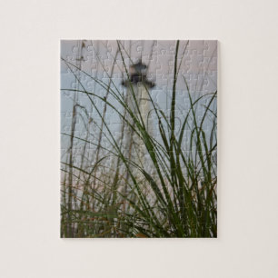 Leuchtturm am Strand von Sawgrass - 8x10 - 110 Stk Puzzle