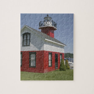 Leuchtturm an der Küste in Douglas nahe 2 Puzzle