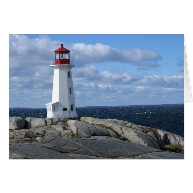 Leuchtturm an der Peggy's Cove (Vorderseite (Horizontal))
